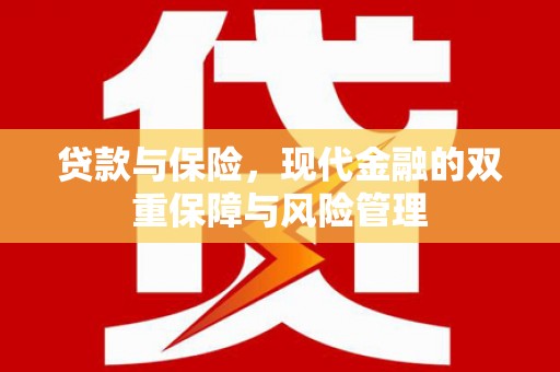 恩平贷款与保险，现代金融的双重保障与风险管理