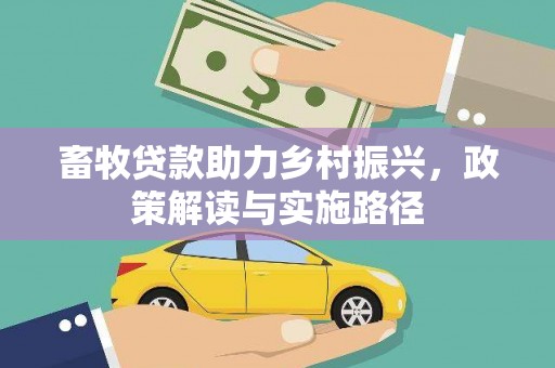 恩平畜牧贷款助力乡村振兴，政策解读与实施路径