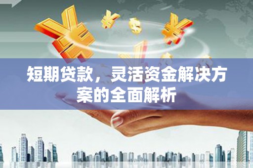 恩平短期贷款，灵活资金解决方案的全面解析