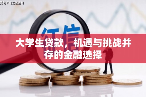 恩平大学生贷款，机遇与挑战并存的金融选择