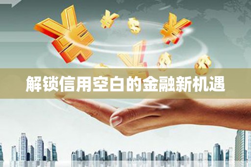 恩平解锁信用空白的金融新机遇